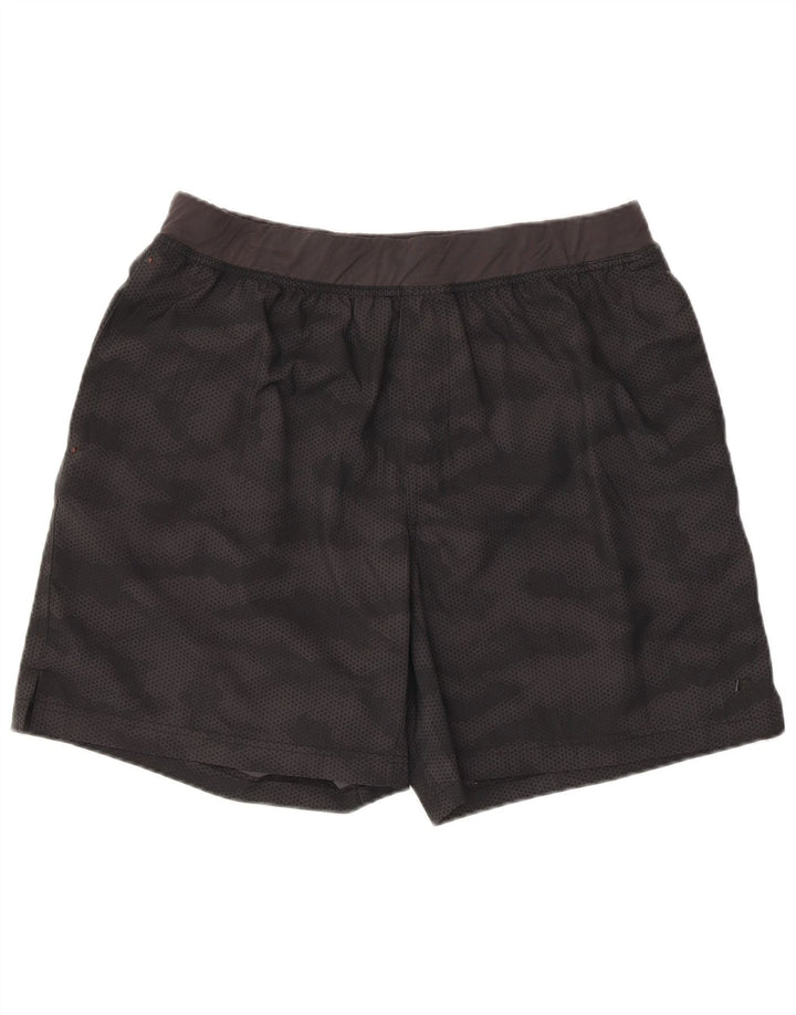 Pantaloncini sportivi Dri-Power da uomo Russell Athletic grandi mimetici grigi