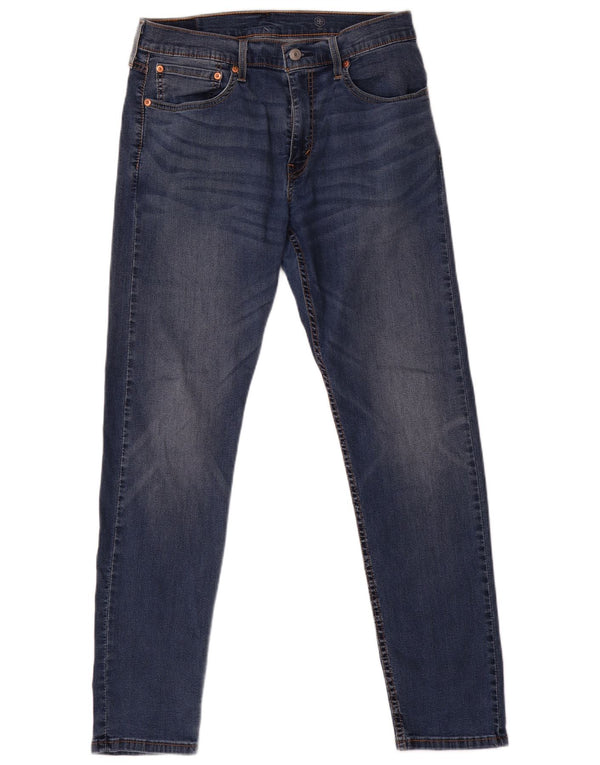 Levi's Mens 512 Slim Tapered Jeans W32 L32 Blue Cotton