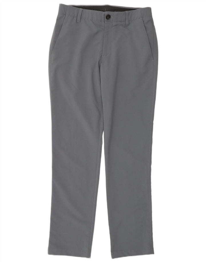 Pantaloni chino dritti da uomo Under Armour W32 L32 grigio poliammide