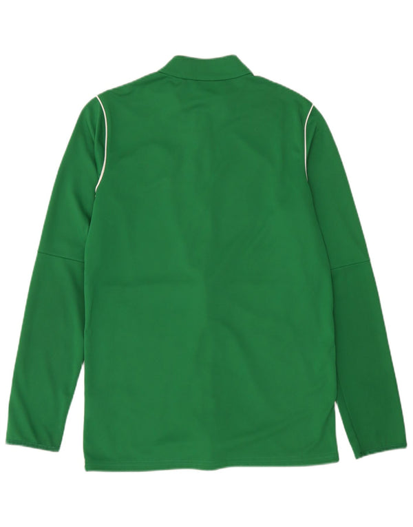Giacca da tuta Nike Dri Fit da uomo in poliestere verde medio