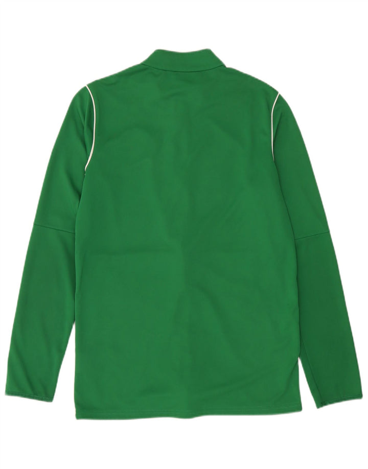 Giacca da tuta Nike Dri Fit da uomo in poliestere verde medio