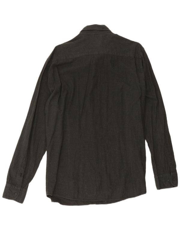 Camicia Uomo Massimo Dutti Pied De Poule Verde Medio