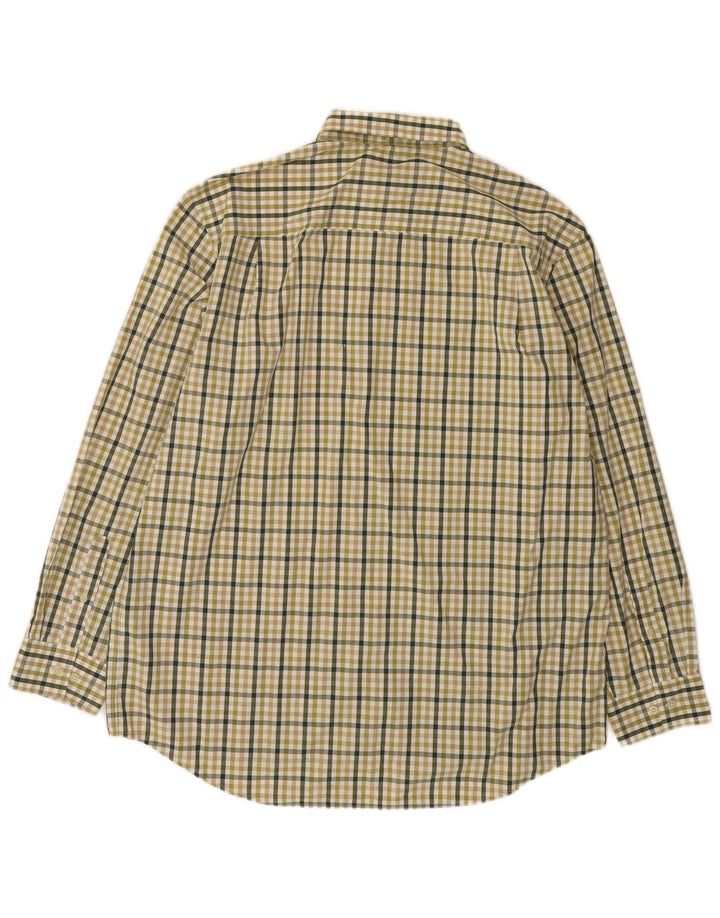 Camicia da uomo Timberland XL in cotone a quadretti verde