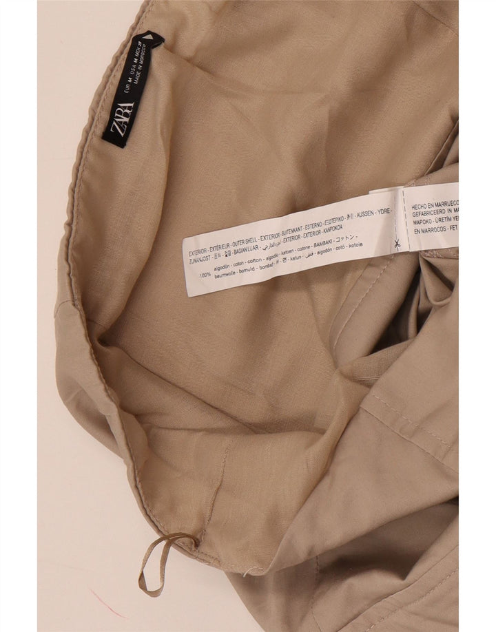 Tuta senza spalline da donna Zara UK 12 Cotone grigio medio