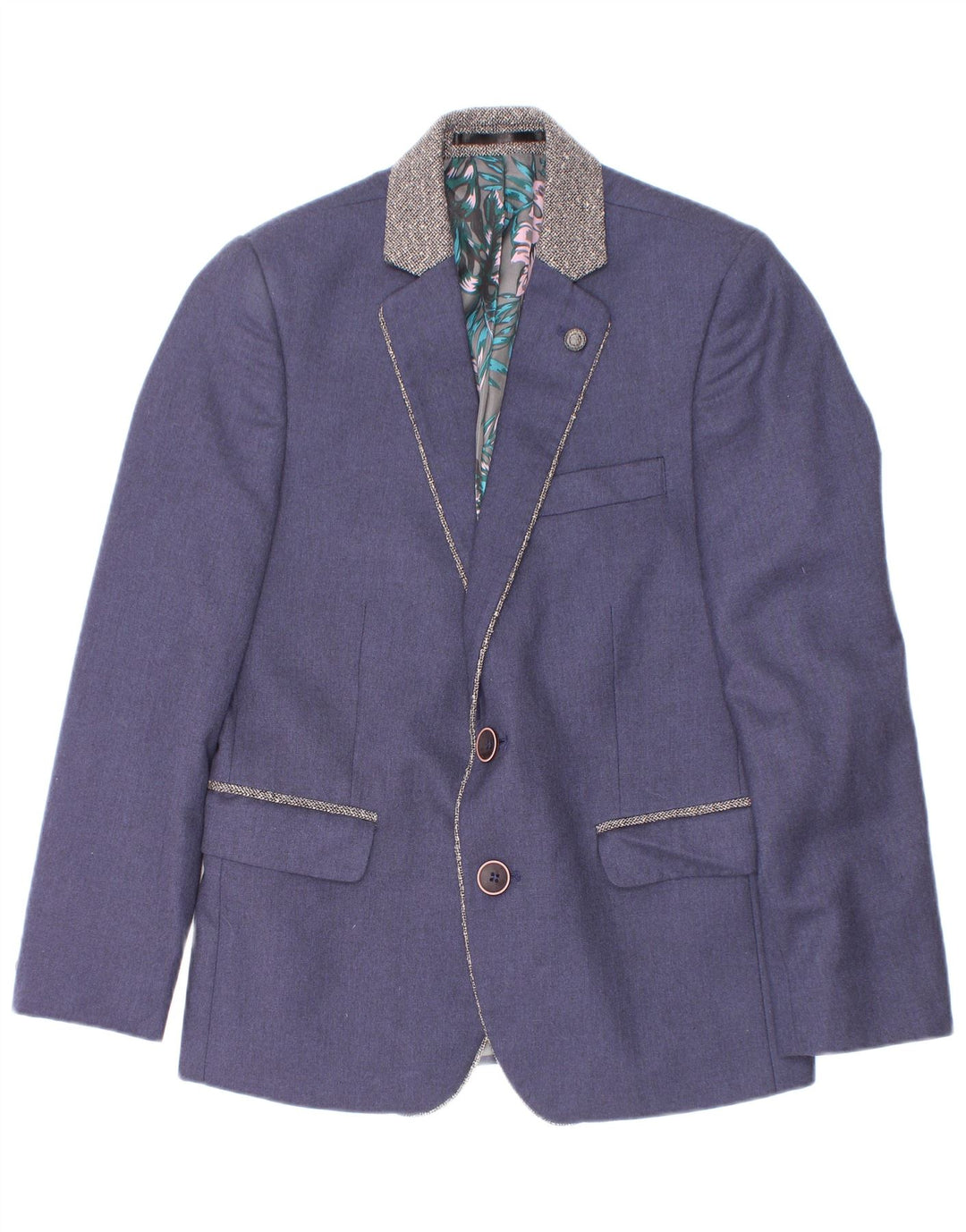 Giacca blazer a 2 bottoni da ragazzo JP 1880 4-5 anni in poliestere blu navy
