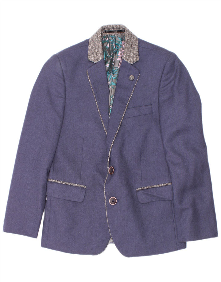 Giacca blazer a 2 bottoni da ragazzo JP 1880 4-5 anni in poliestere blu navy