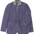 Giacca blazer a 2 bottoni da ragazzo JP 1880 4-5 anni in poliestere blu navy