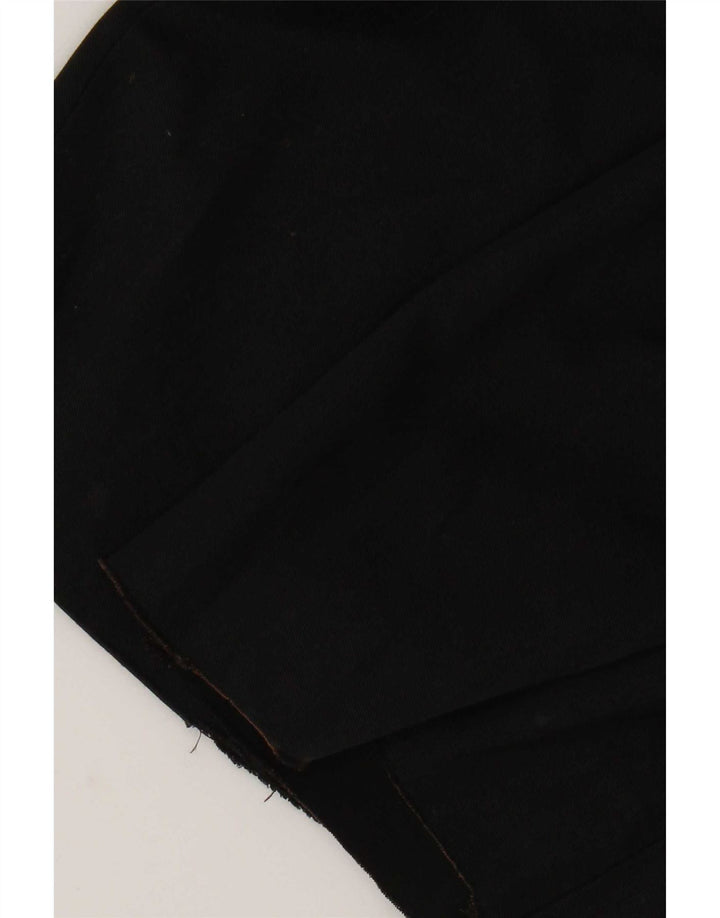 Pantaloni chino dritti da uomo Zara EU 42 Large W32 L32 poliestere nero
