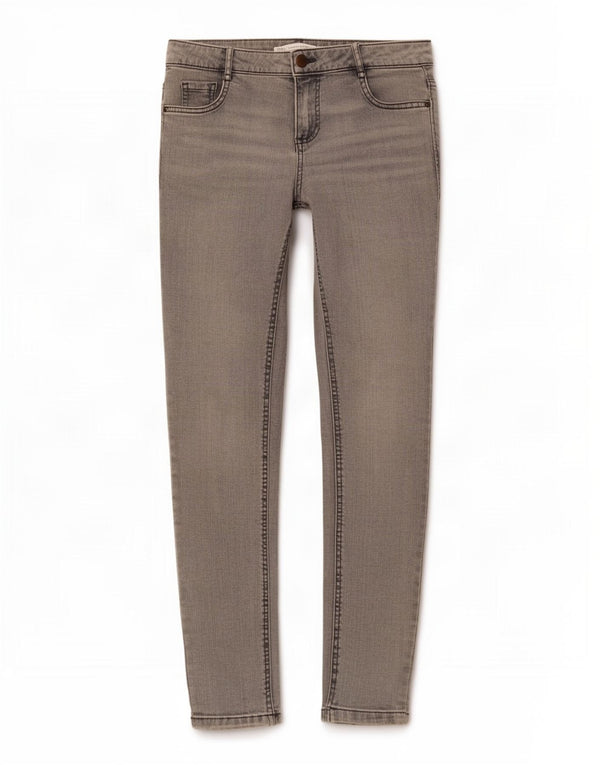 Jeans skinny Trafaluc da donna Zara EU 34 2XS W24 L28 Grigio