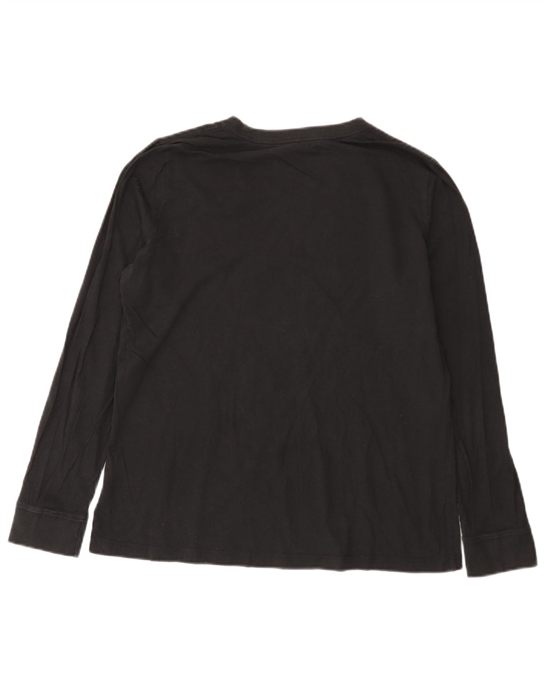 Top grafico da donna Nike manica lunga UK 16 grande cotone nero