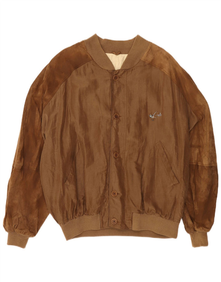 Giubbotto bomber da uomo VINTAGE IT 56 3XL Marrone
