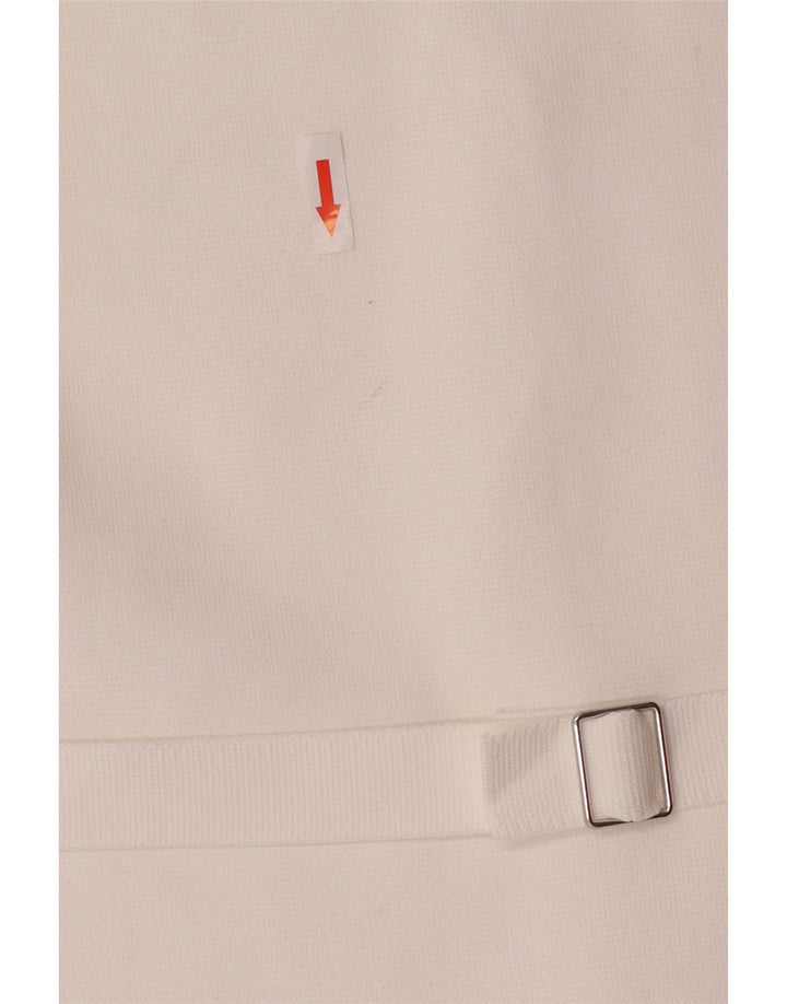 Gilet Zara da donna UK 18 XL viscosa bianca