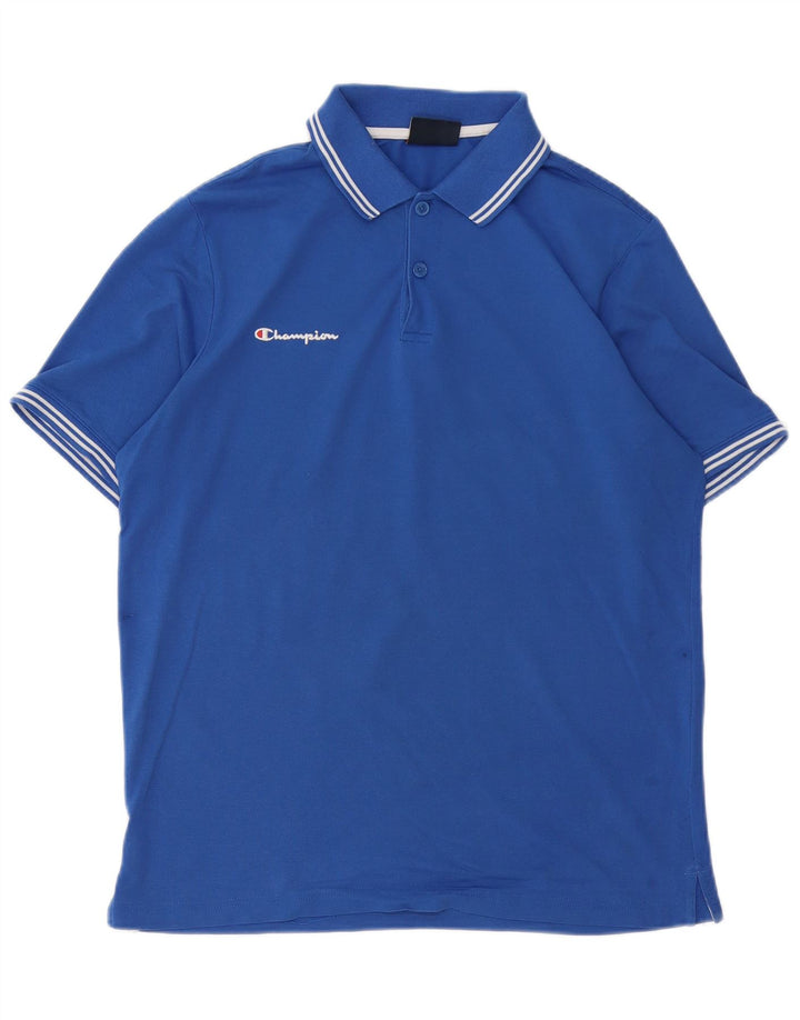 Polo grafica da uomo Champion grande blu