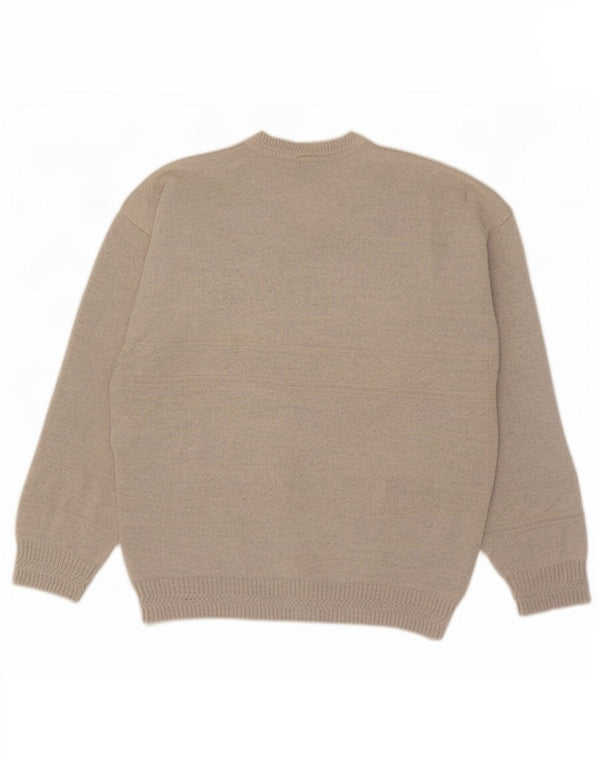 WESTBURY Maglione da uomo di C&A vestibilità ampia con scollo a V grigio medio screziato