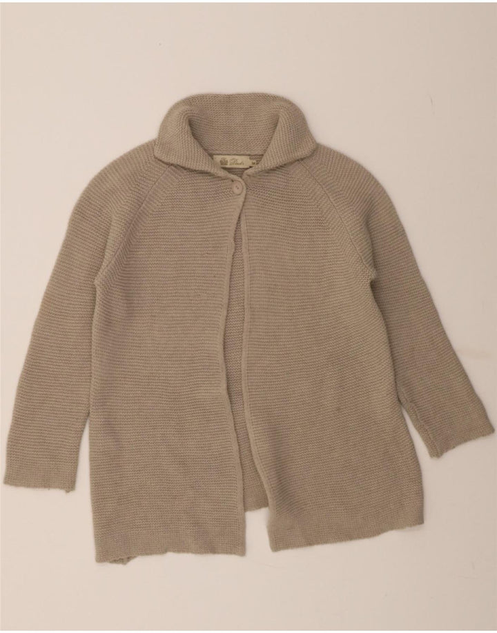 DACK'S Womens Cardigan Sweater UK 14 Medium Beige Wool Vintage Dack's and Second-Hand Dack's from Messina Hembry 