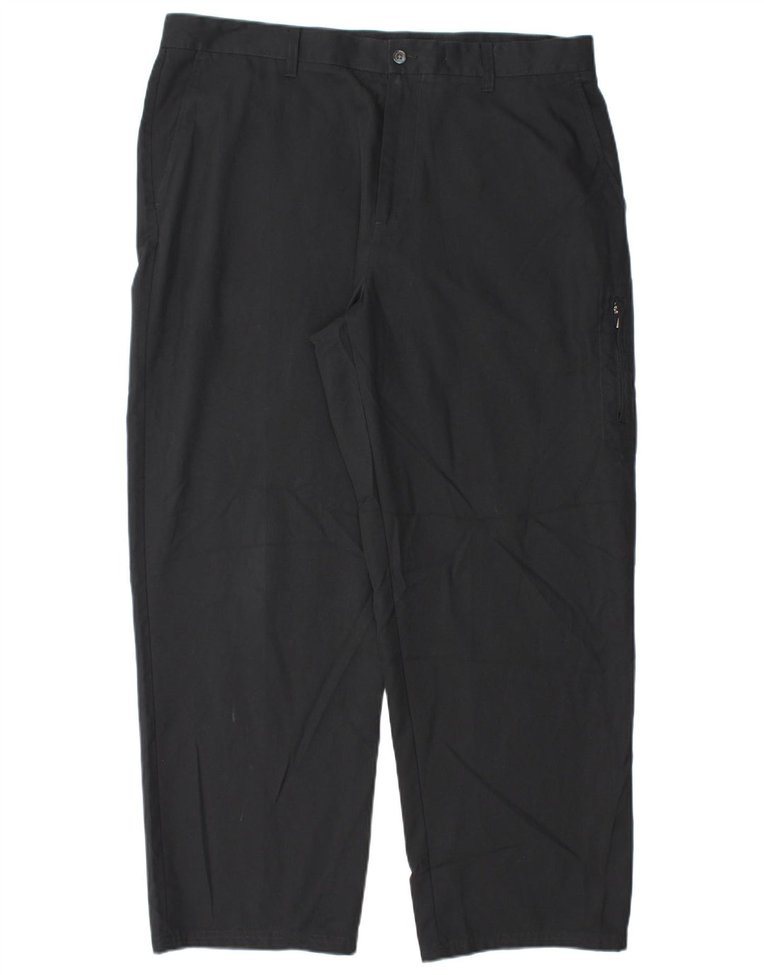 Pantaloni cargo dritti da uomo IZOD W38 L30 poliestere nero