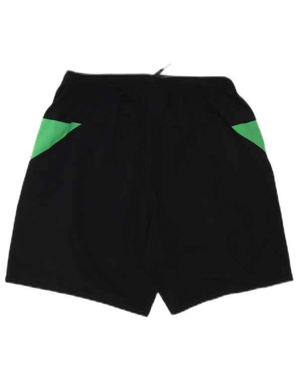 Pantaloncini sportivi Umbro da uomo Irlanda piccoli in poliestere color block nero