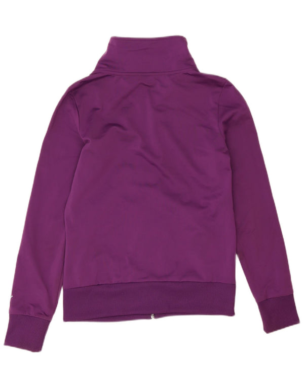 Giacca da tuta grafica da donna Puma UK 12 Poliestere viola medio