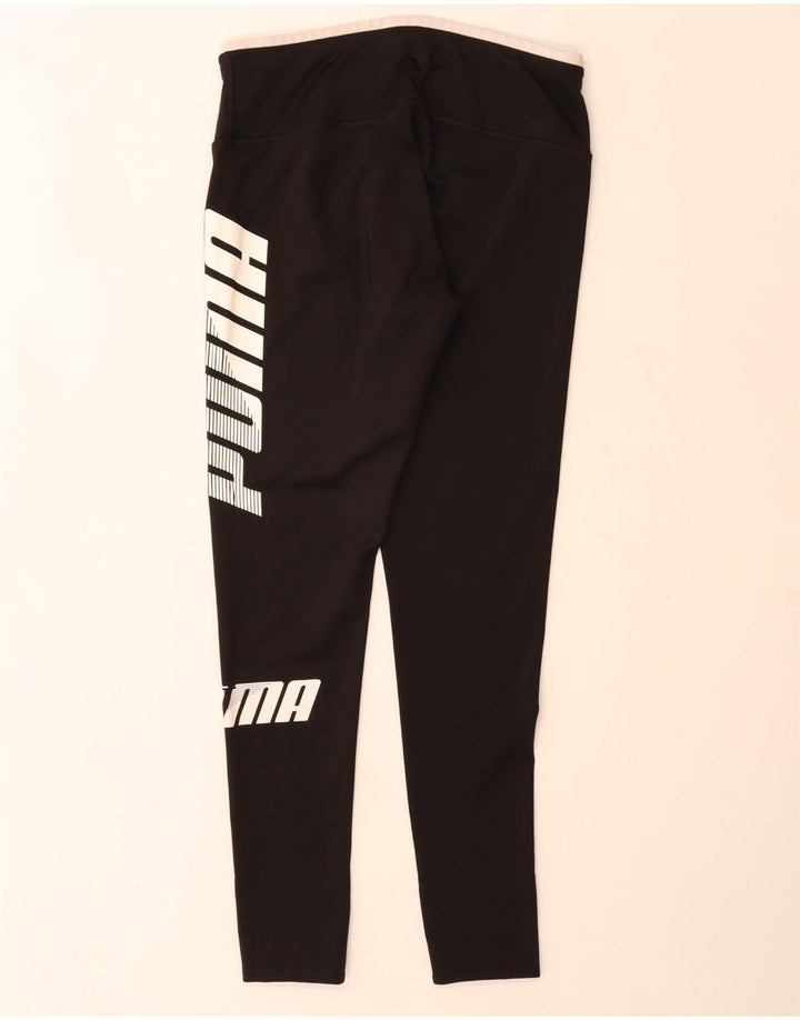 Leggings grafici da donna Puma UK 18 XL poliestere nero