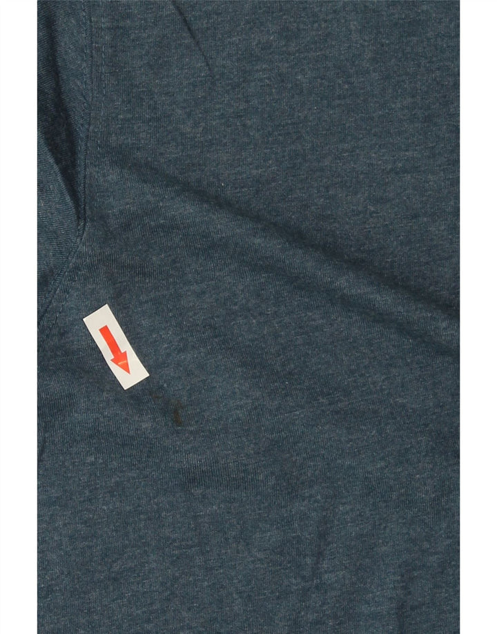 T-shirt da uomo EDDIE BAUER Top XL in cotone blu