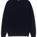 Marks & Spencer Maglione da uomo con scollo a barca piccolo in acrilico blu navy