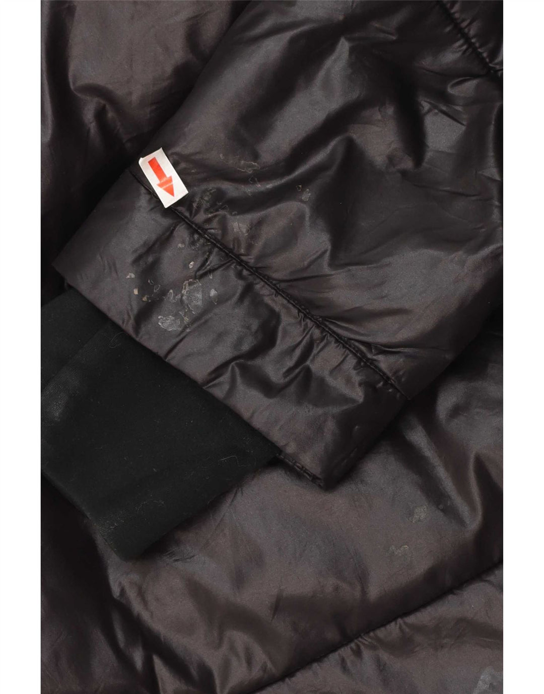 Giacca imbottita con cappuccio da uomo Michael Kors UK 38 poliestere nero medio