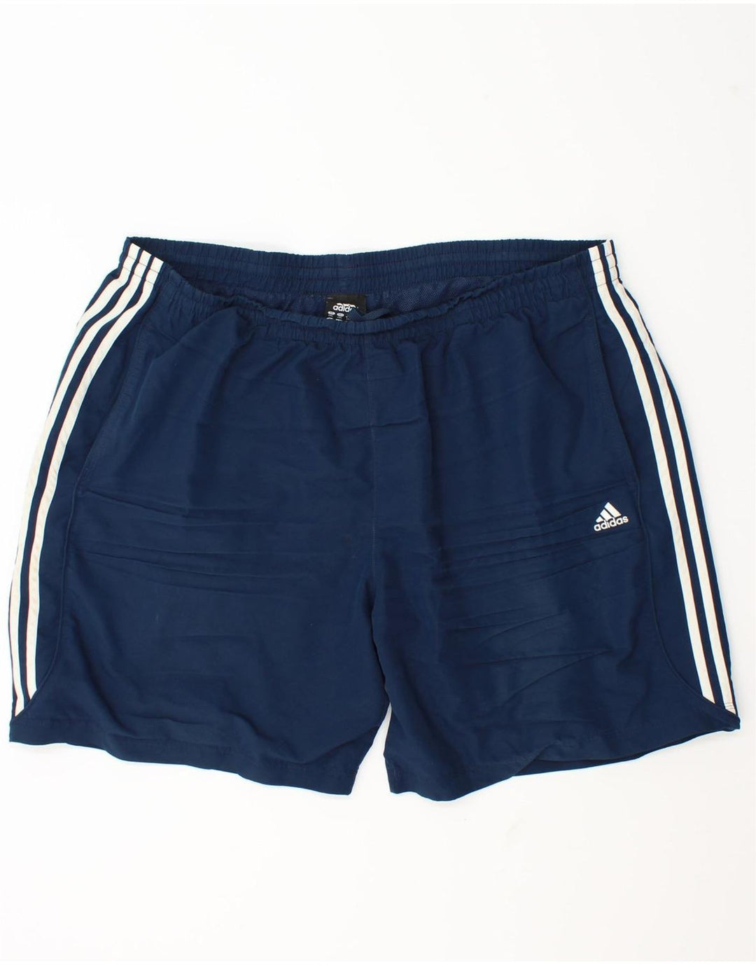 Pantaloncini sportivi da uomo Adidas 2XL poliestere blu navy