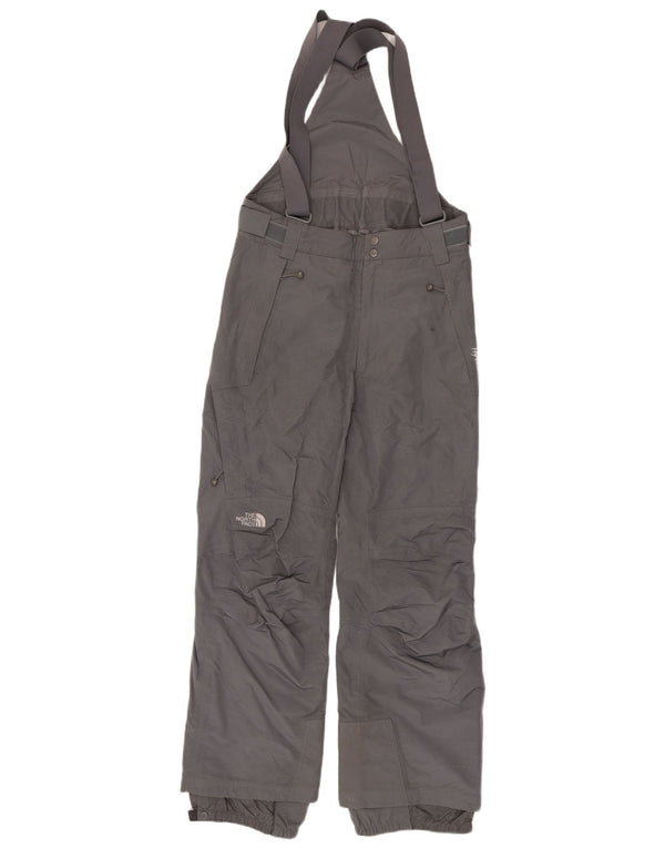 Pantaloni da sci da uomo The North Face Salopette in nylon grigio medio