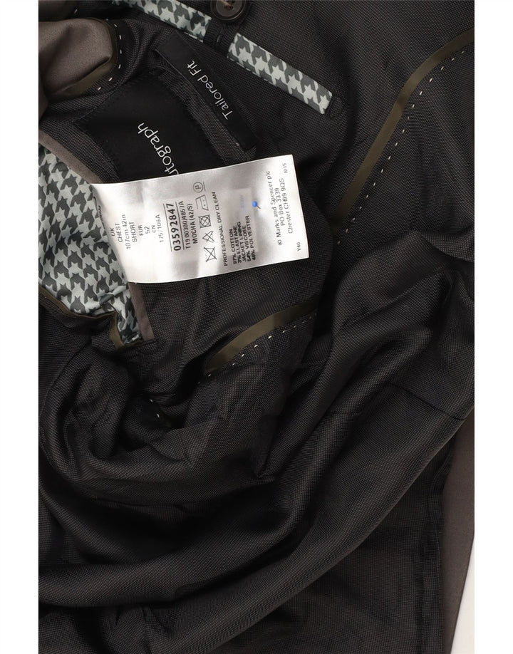 Giacca blazer a 2 bottoni Autograph da uomo Marks & Spencer UK 42 grande grigia