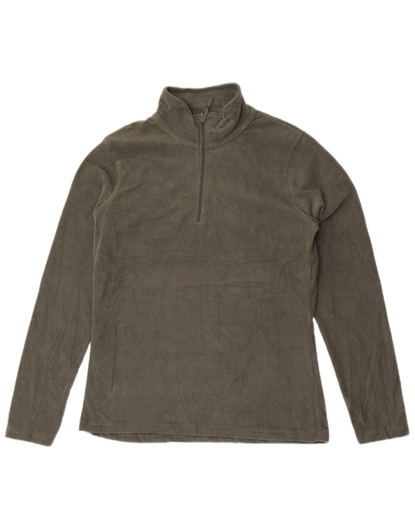 Maglione in pile da donna con collo e zip Mountain Warehouse UK 14 Verde medio