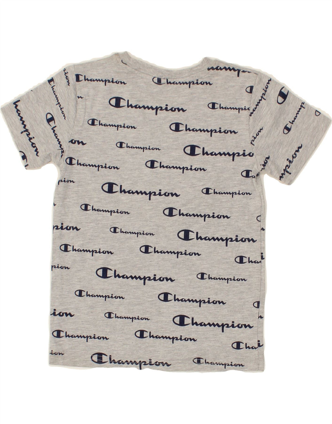 CHAMPION Boys Graphic T-Shirt Top 6-7 Years Grey Cotton Vintage Champion and Second-Hand Champion from Messina Hembry 