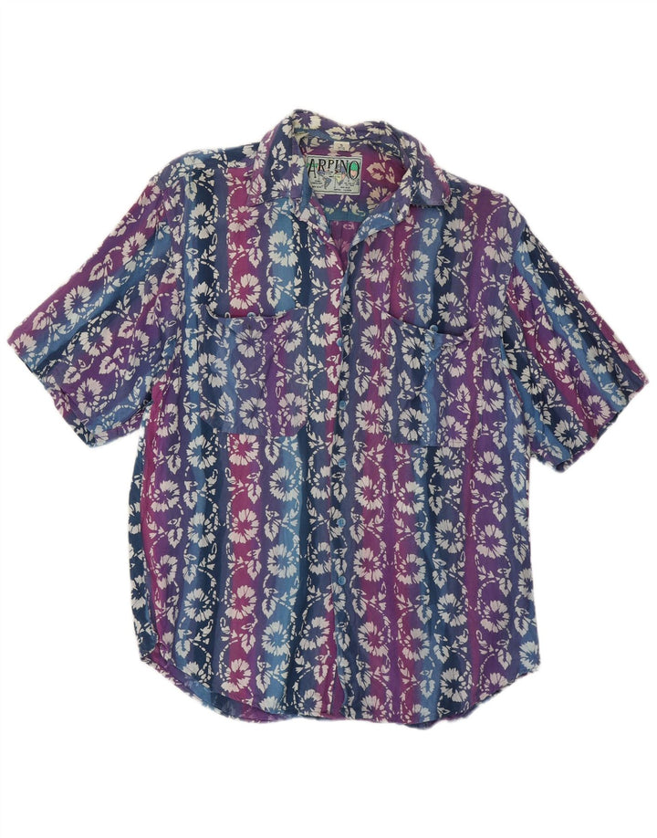 Camicia a maniche corte da uomo ARPINO taglia 37/38 piccolo floreale multicolore
