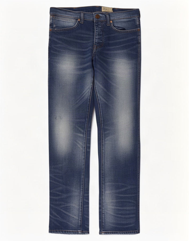 Jeans dritti da uomo Spencer Wrangler W32 L32 cotone blu