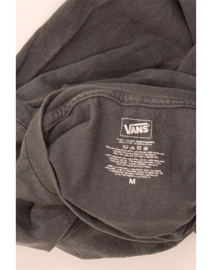 T-shirt grafica da uomo VANS Top in cotone grigio medio