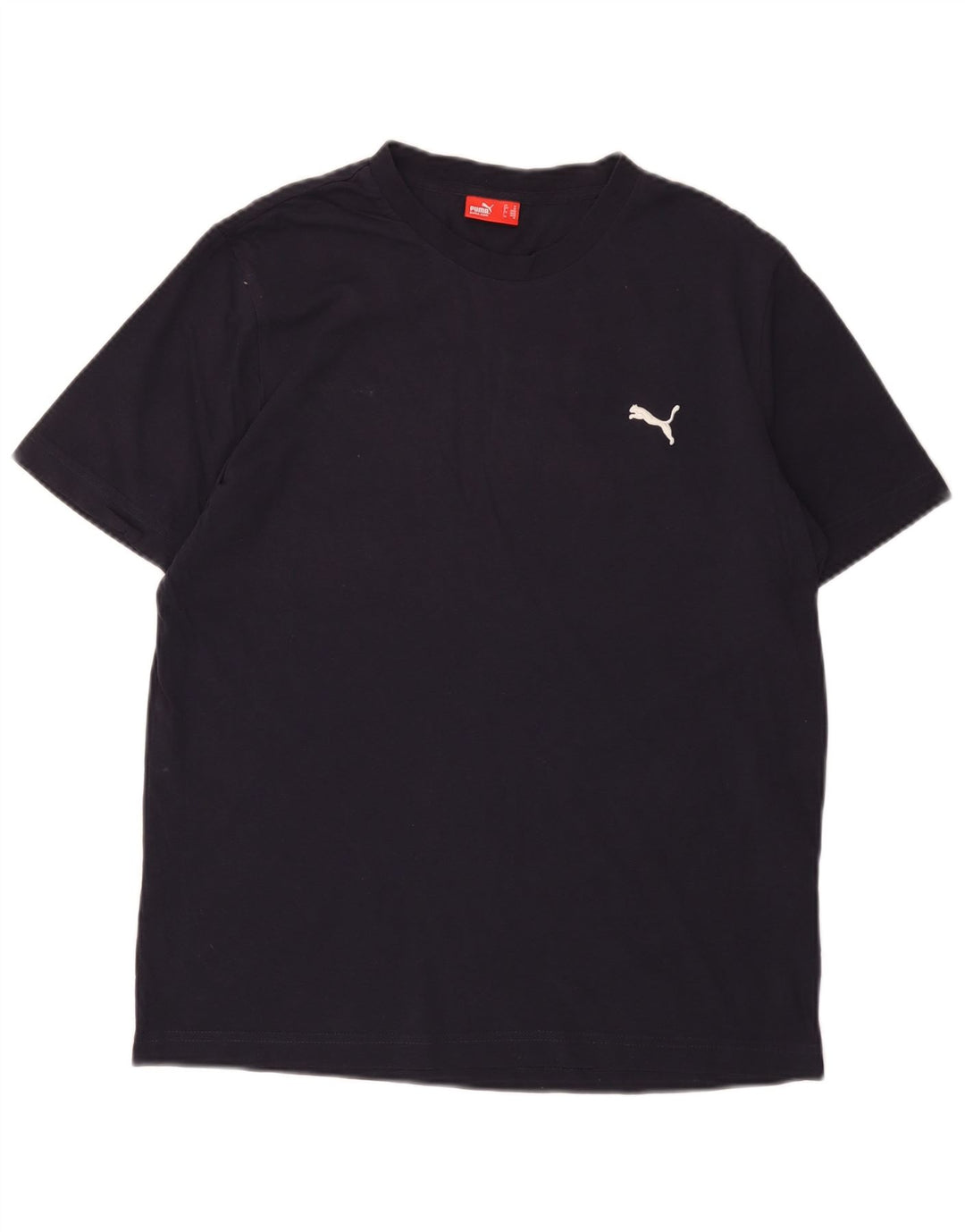 T-shirt da uomo Puma Top in cotone blu navy medio