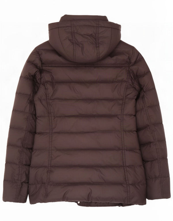 Tommy Hilfiger Womens Hooded Oversized Padded Jacket UK 6 XS Black
