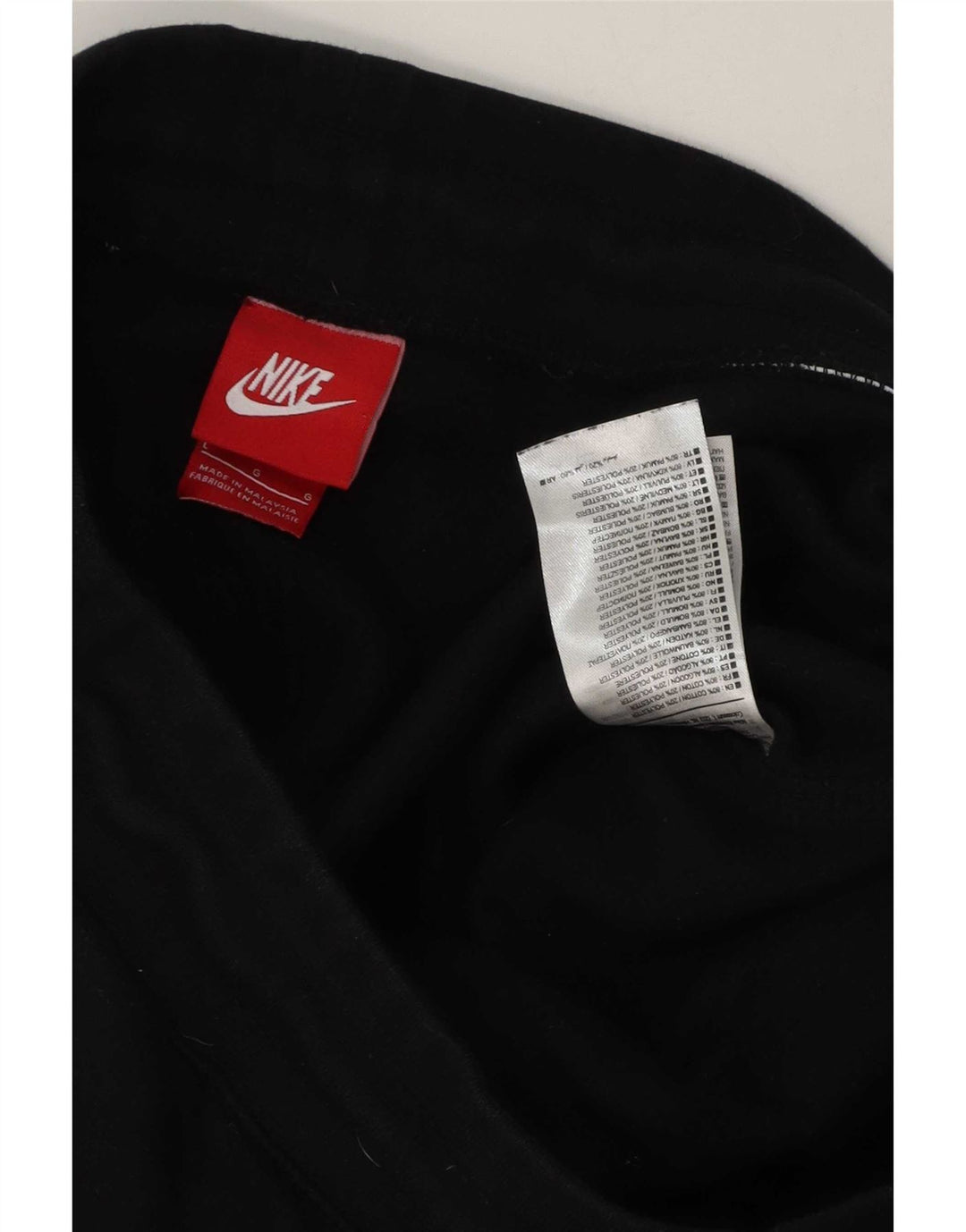 Pantaloni da tuta con grafica Nike da uomo, pantaloni da jogging, grandi, cotone nero