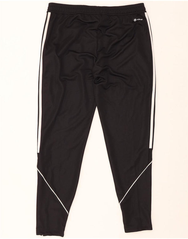 Pantaloni da tuta ADIDAS Aeroready da donna UK 16/18 Large Nero Poliestere