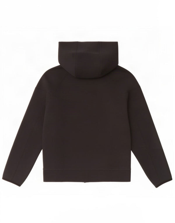 Felpa con cappuccio e zip Nike per ragazzi, 12-13 anni, grande, cotone nero