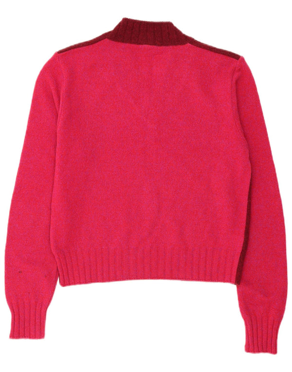 Dolce & Gabbana Maglione da donna con scollo a V IT 44 Borgogna medio