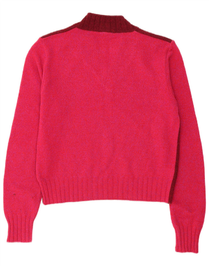 Dolce & Gabbana Maglione da donna con scollo a V IT 44 Borgogna medio