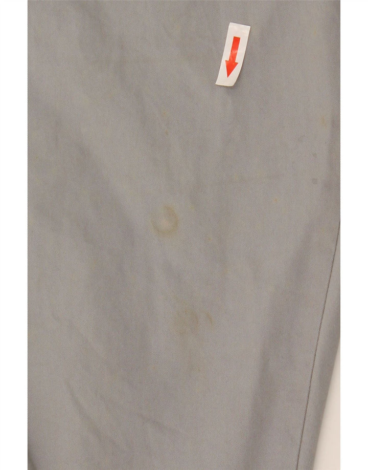 Pantaloni chino dritti da uomo Ted Baker W36 L31 cotone grigio