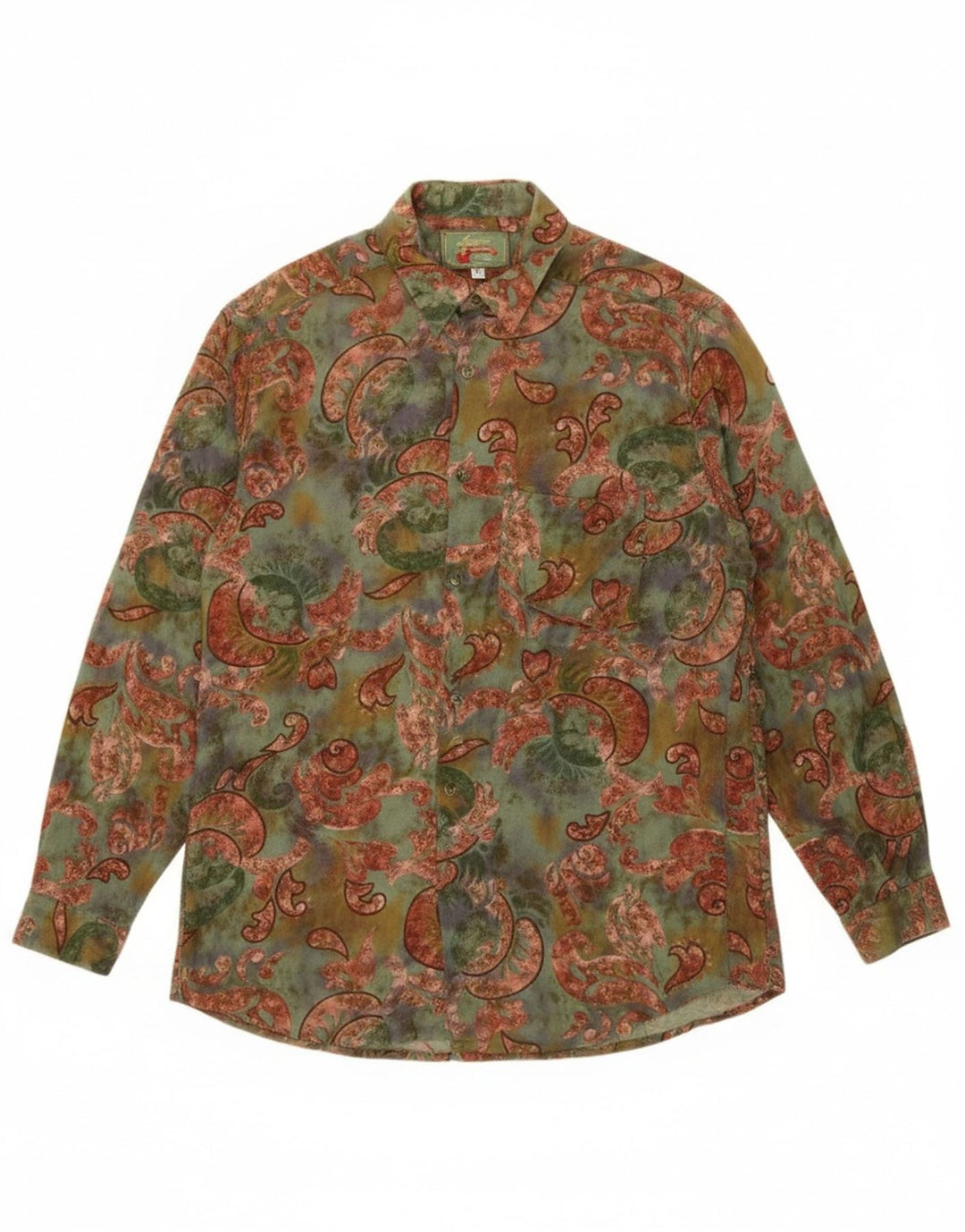 Camicia Leader Uomo Media Viscosa Paisley Multicolore
