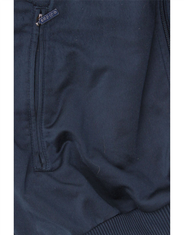 Giacca da tuta da uomo Adidas UK 34/36 Small Poliestere blu navy