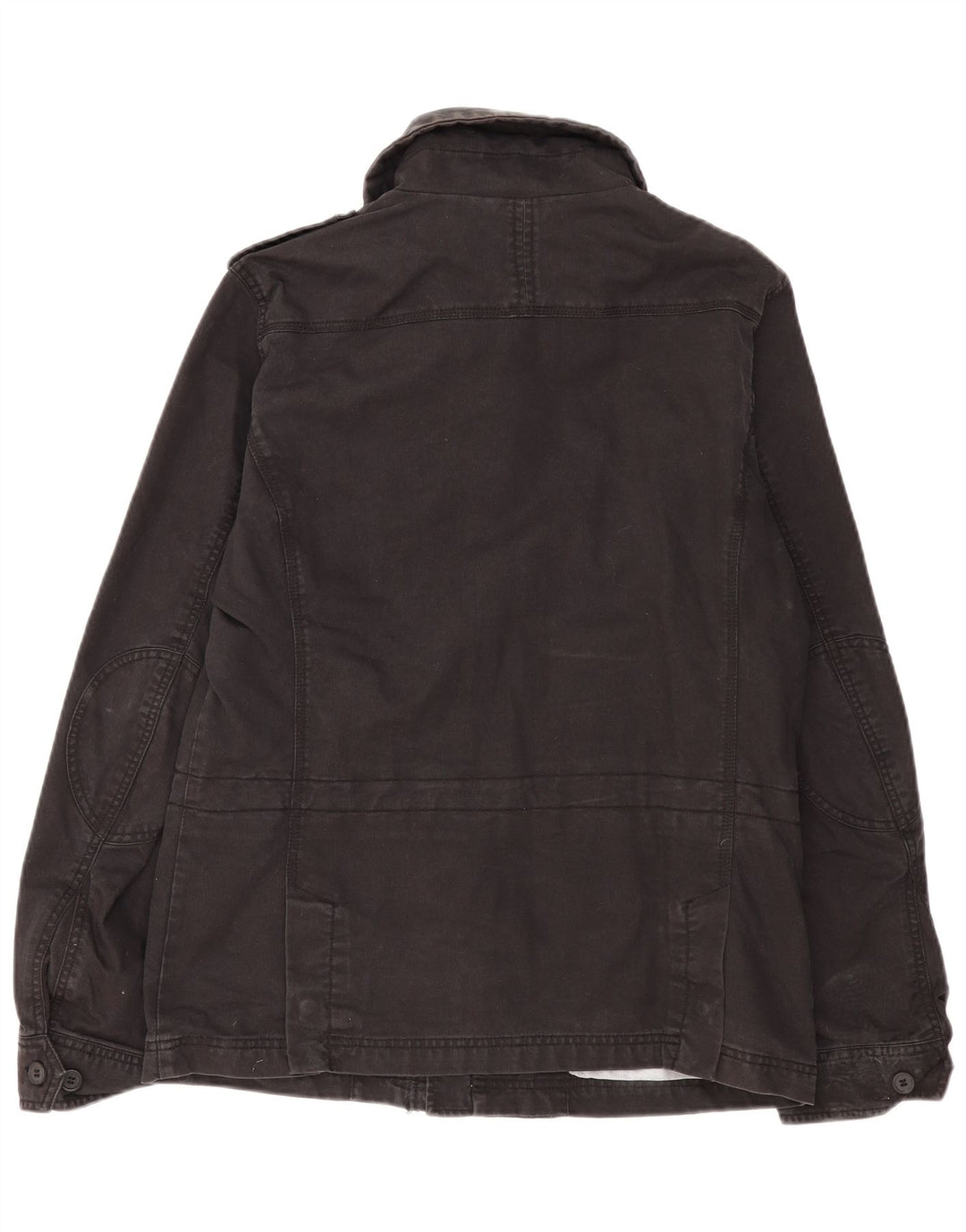 Giacca militare da uomo Diesel UK 40 grande cotone nero