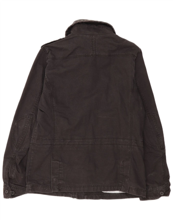 Giacca militare da uomo Diesel UK 40 grande cotone nero