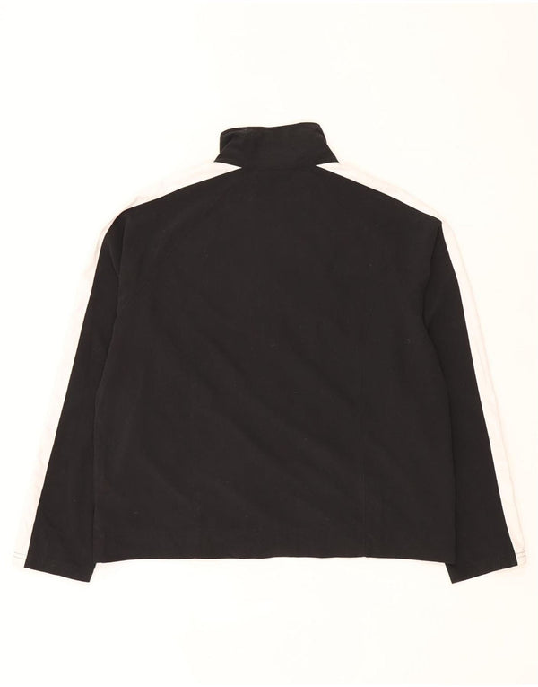 Giacca da tuta da donna Nike US 12/14 Large Nero Colourblock Poliestere