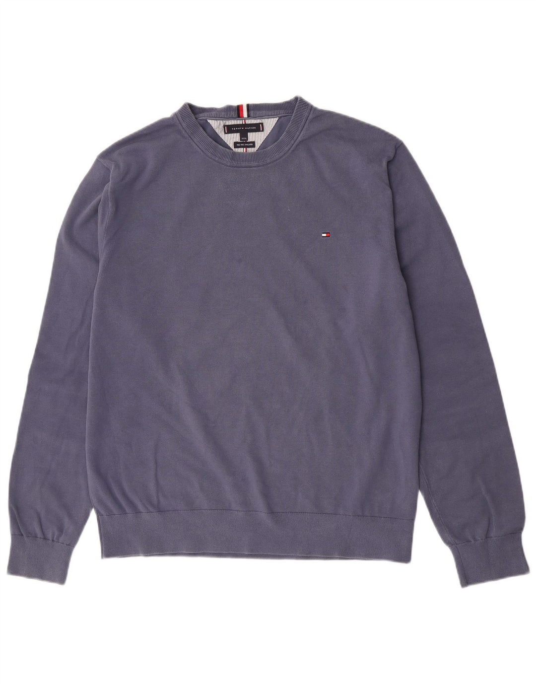 Tommy Hilfiger Uomo Felpa Maglione 3XL Cotone Blu