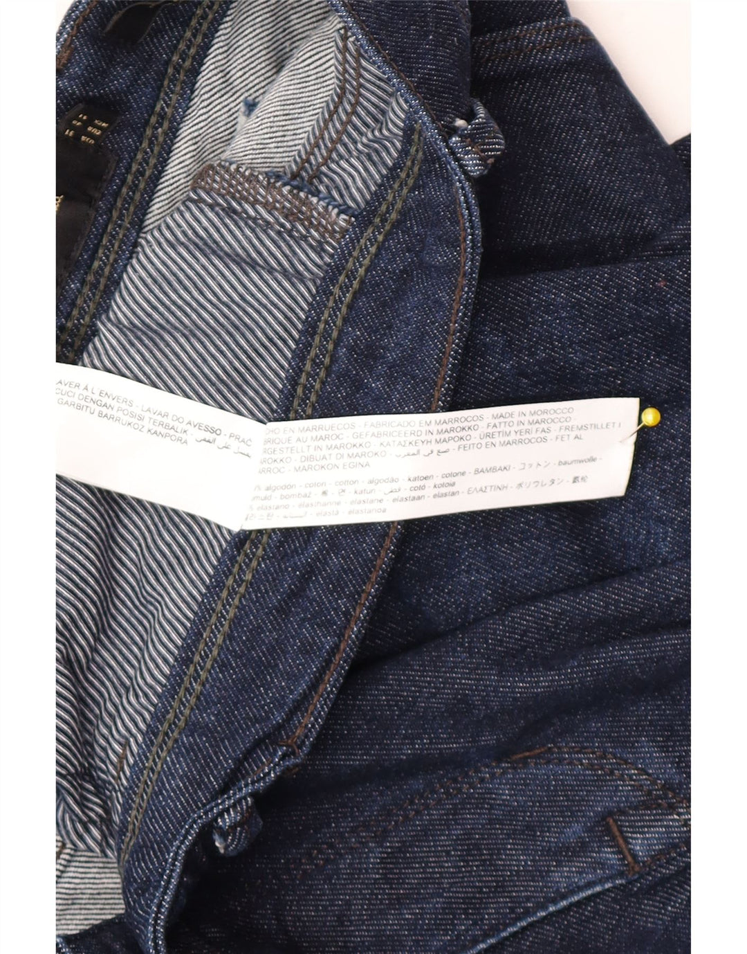 Jeans slim da uomo Massimo Dutti EU 40 Medio W31 L28 Cotone blu navy