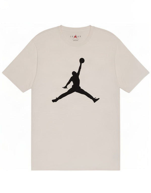 T-shirt grafica da uomo Jordan Top in cotone bianco medio